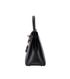 Kelly 28 Box Leather Black, bottom view